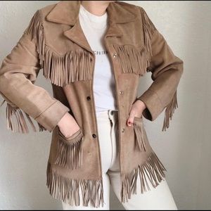 Vintage fringe jacket